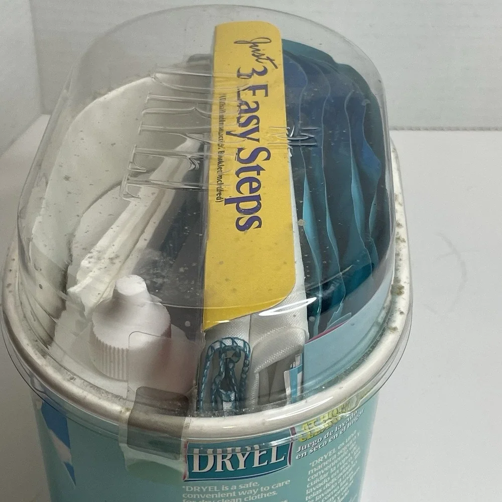 Dryel Original At Home Dry Cleaning Kit 4 Loads 16 Garments New NOS Clean Breeze